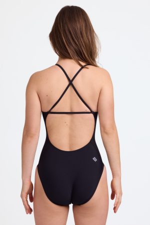 Nicole One Piece Swimsuit – Black