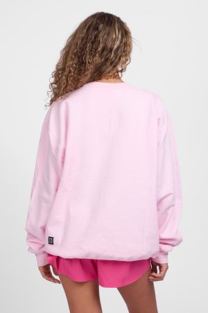 Roxanne Oversized Fleece Crewneck – Gloria