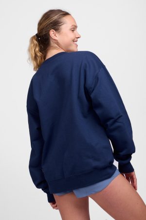 Roxanne Oversized Fleece Crewneck – Rosie