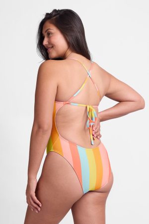 Jackson One Piece Swimsuit – Sherbert