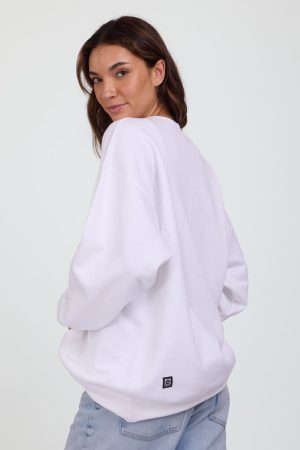 Roxanne Oversized Fleece Crewneck – JOLYN Heart