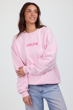 Roxanne Oversized Fleece Crewneck – JOLYN Luv