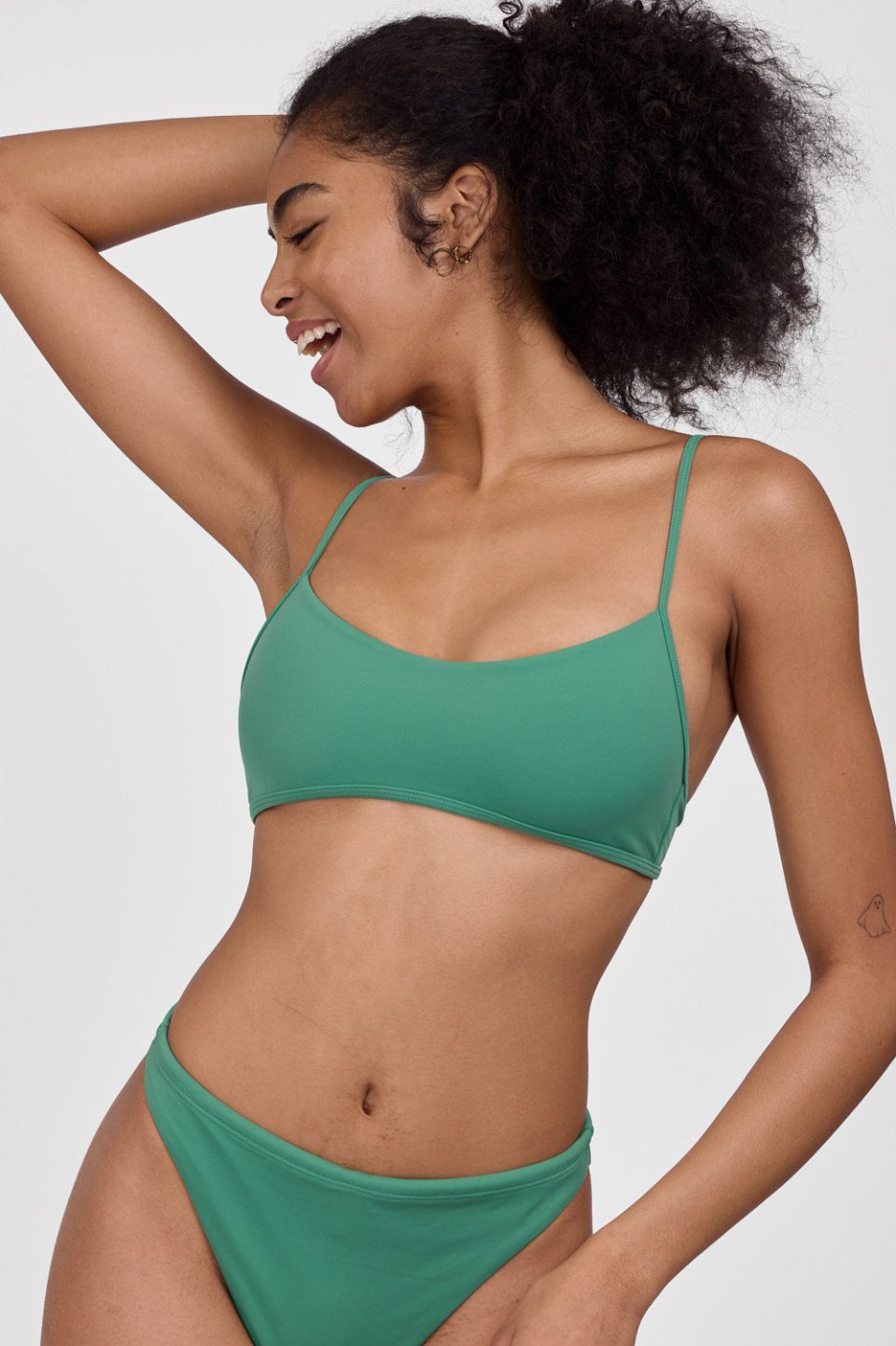 Hikari Bikini Top - Kale