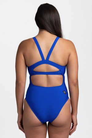 Caroline One Piece Swimsuit – Blueberry