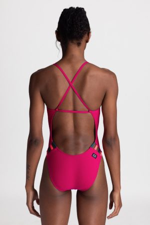 Julian One Piece Swimsuit – Dragon Fruit Contrast