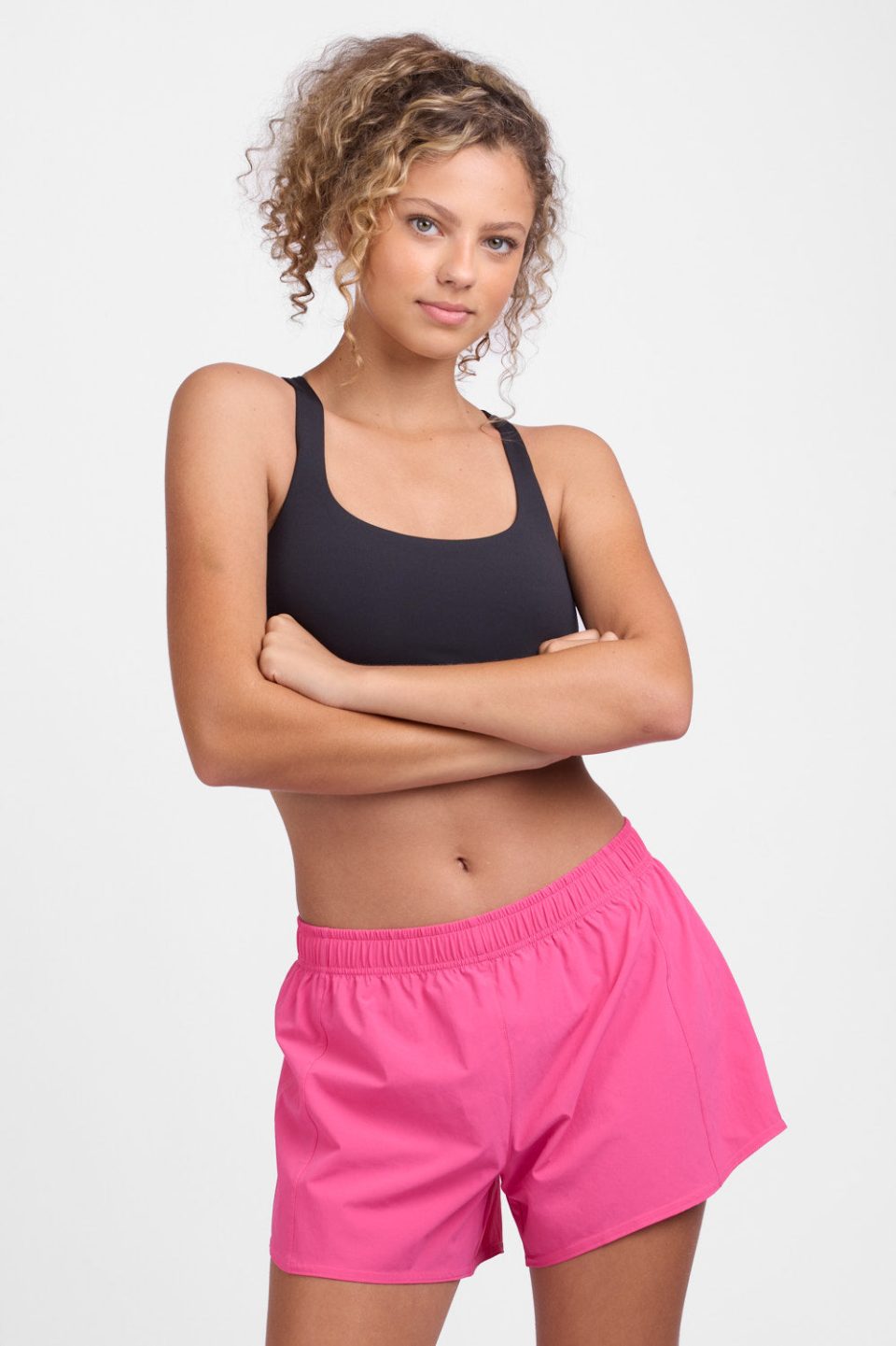 Janie 2.0 High Waisted Run Short - Cerise