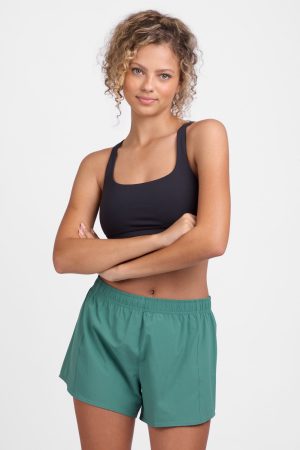 Janie 2.0 High Waisted Run Short – Fern