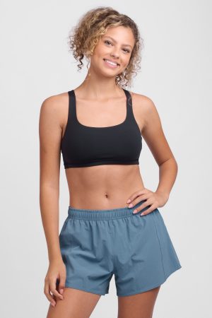 Janie 2.0 High Waisted Run Short – Midnight Blue