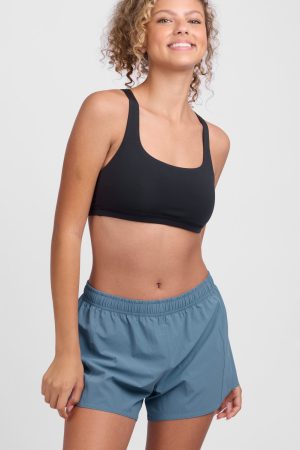 Janie 2.0 High Waisted Run Short – Midnight Blue