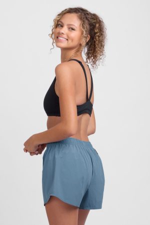 Janie 2.0 High Waisted Run Short – Midnight Blue