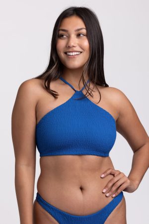 Luna Smocked Bikini Top – Bluewave