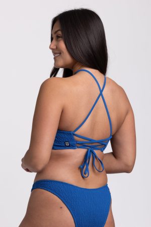 Luna Smocked Bikini Top – Bluewave