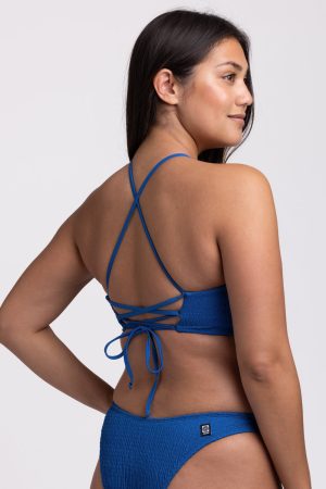 Luna Smocked Bikini Top – Bluewave