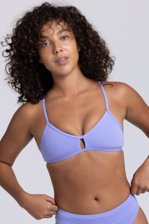 Vent Bikini Top – Lavender