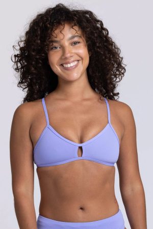 Vent Bikini Top – Lavender