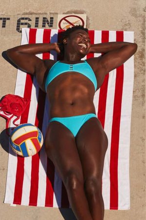 Europe Bikini Bottom – Hawaii Blue